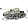 TAIGEN HAND PAINTED RC TANKS - METAL UPGRADE - PANZER IV - 360 TURRET