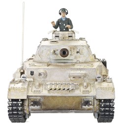 TAIGEN HAND PAINTED RC TANKS - METAL UPGRADE - PANZER IV - 360 TURRET