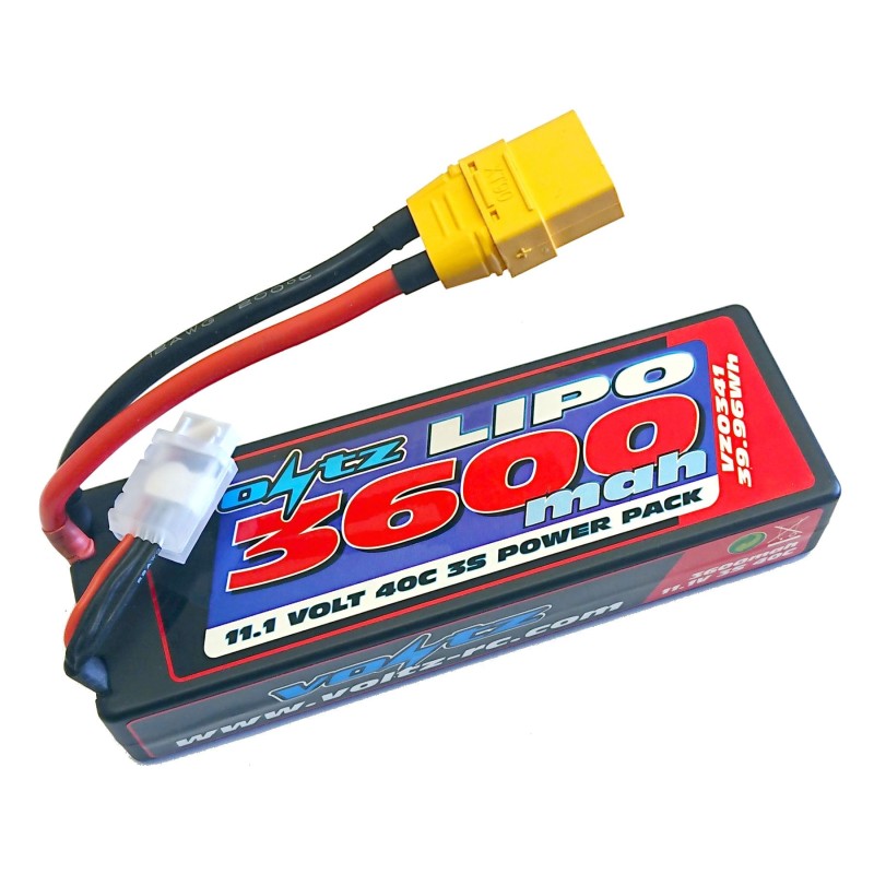 11.1V VOLTZ 3600MAH 40C LIPO BATTERY 3S