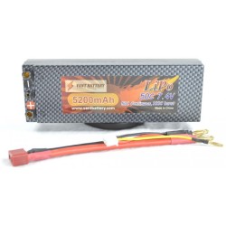 7.4V 5200MAH 50C HARD CASE...