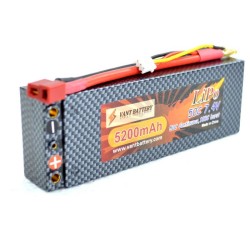 7.4V 5200MAH 50C HARD CASE LI-PO BATTERY WITH DEANS CONNECTOR