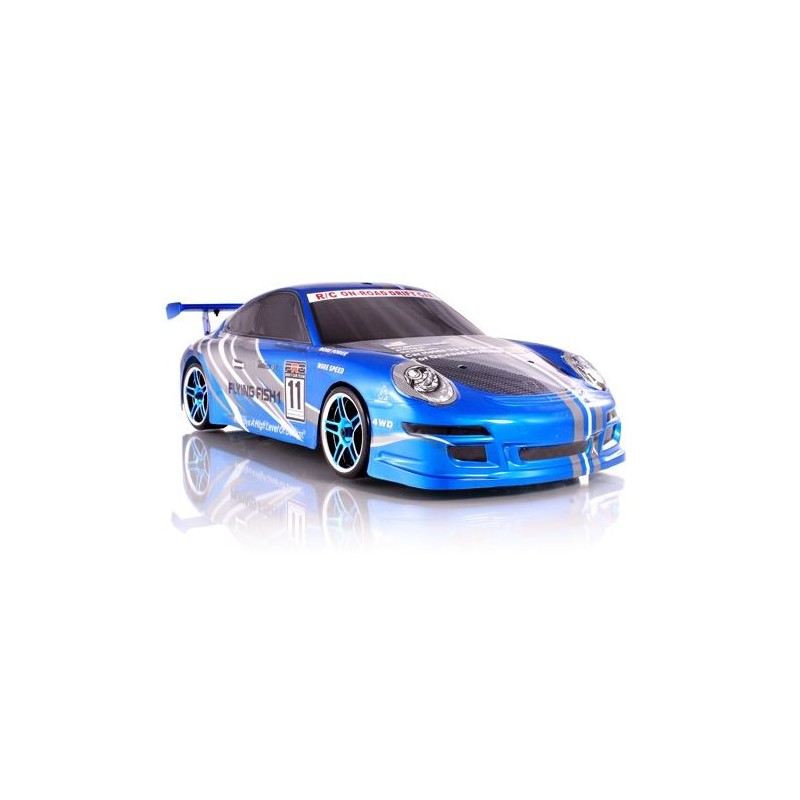 FLYING FISH -Blue- PORSCHE ELECTRIC DRIFT RC CAR - 2.4GHZ