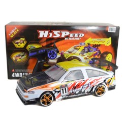 FLYING FISH TOYOTA TRUENO ELECTRIC RADIO CONTROLLED DRIFT CAR - 2.4GHZ