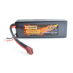 11.1V 6500MAH 75C HARD CASE...