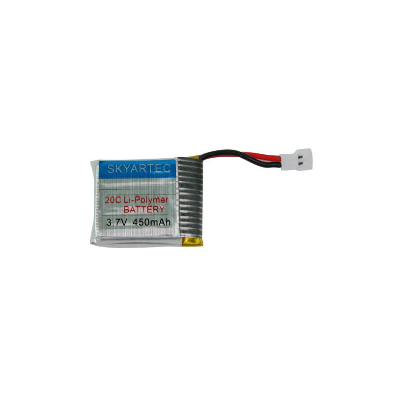 LI-PO BATTERY - 3.7V 450MAH 20C FOR SKYARTEC MINI CESSNA RC PLANE