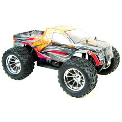 BUG CRUSHER ELECTRIC RC MONSTER TRUCK RTR - ORANGE FLAME