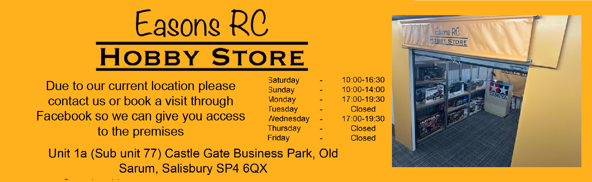 Opening times and Location